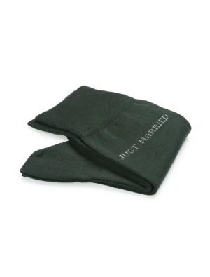 Chaussettes Just Married Vert Foncé